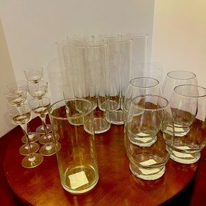 Glass Cylinder Vases Tea light holder
